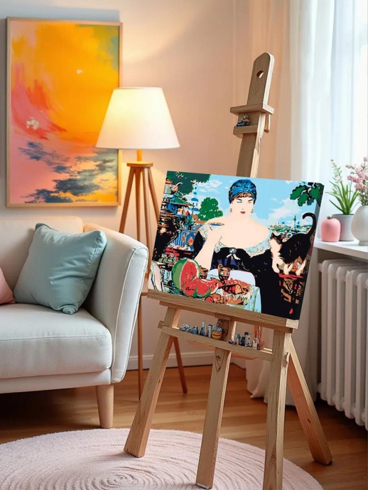 Картина по номерам «Купчиха за чаем» — картинка 10