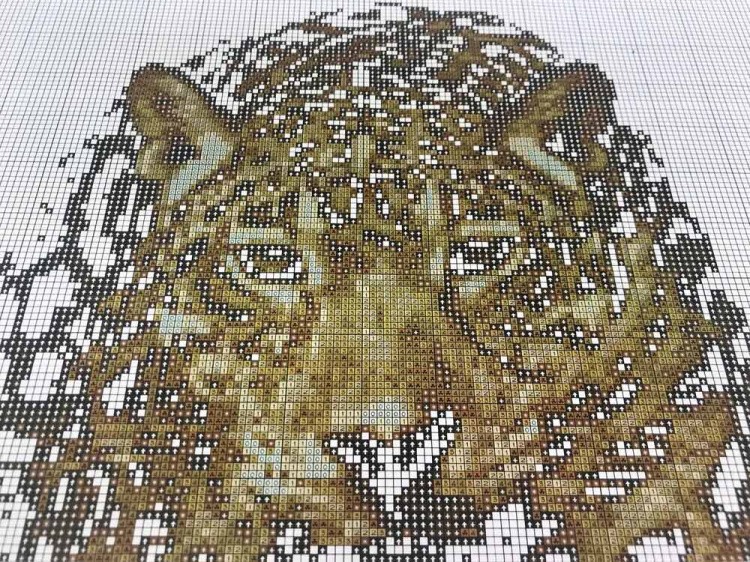 Набор для вышивания «Хищники. Леопард» — картинка 5