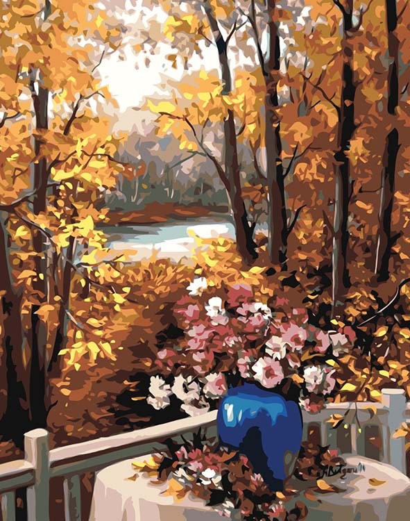 Картина по номерам «Осенний букет»
