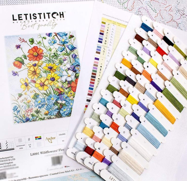 Набор для вышивания «Wildflowers (Полевые цветы)» — картинка 3