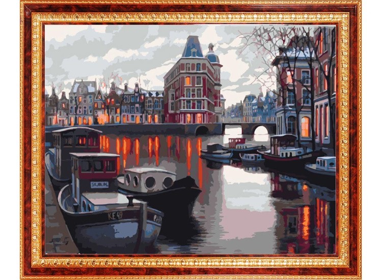 Картина по номерам «Вечернее настроение» — картинка 2