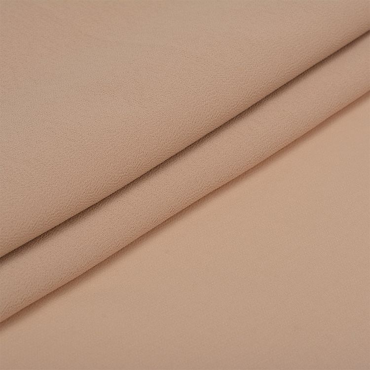 Ткань Креп-шифон, 5 м, ширина 150 см, 105 г/м2, цвет: бежевый, TBY — картинка 2