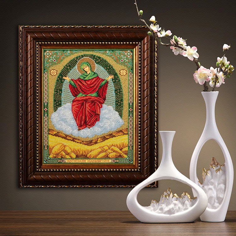 Набор вышивки бисером «Богородица Спорительница Хлебов» — картинка 4