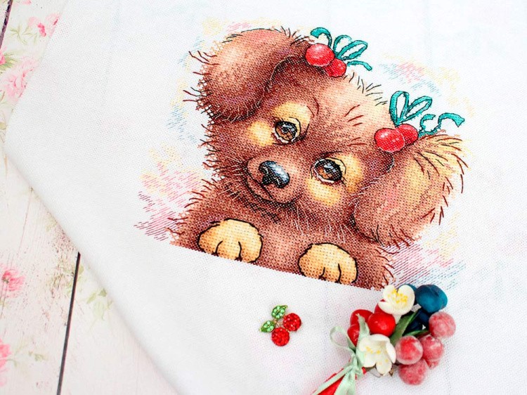 Набор для вышивания «Пушистая красавица» — картинка 2