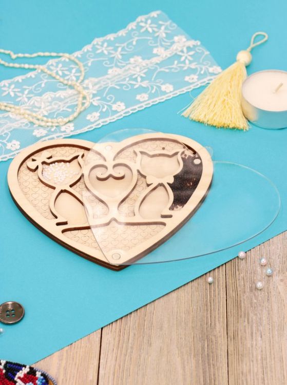 Органайзер для бисера с крышкой «Котики» — картинка 2