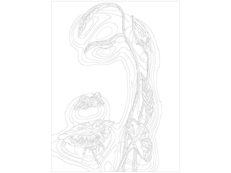 Картина по номерам «Лицо» — картинка 3