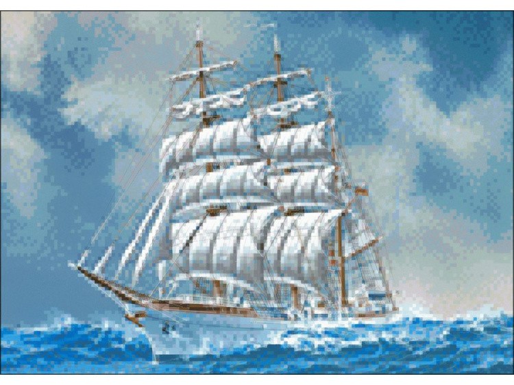 Алмазная вышивка «Корабль» — картинка 2