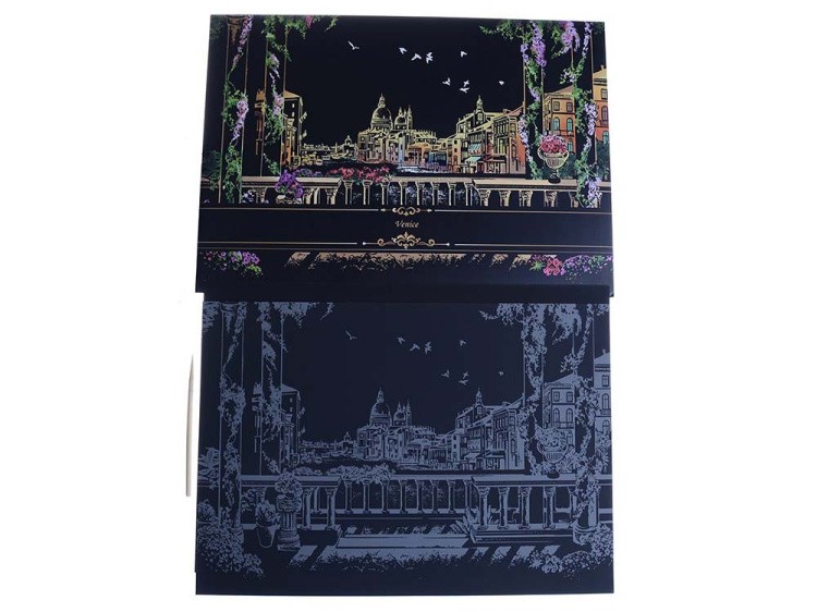 Скретч-картина «Venice» (цветная) — картинка 3