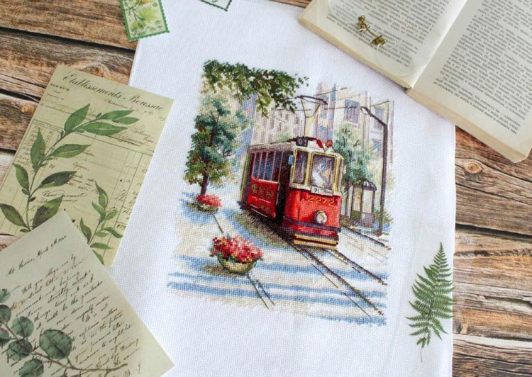 Набор для вышивания «Старый трамвайчик» — картинка 4