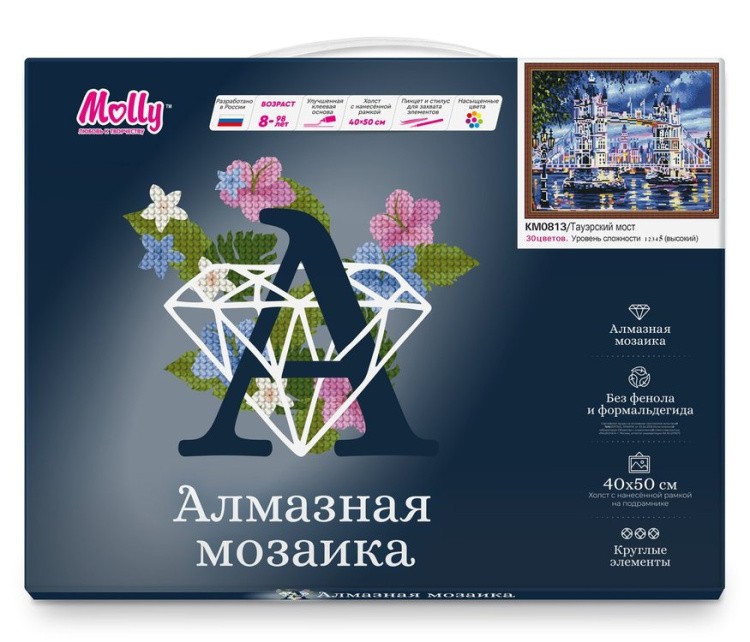 Алмазная вышивка «Тауэрский мост» — картинка 2