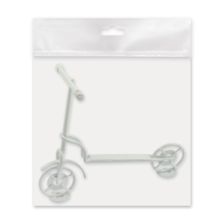 Садовая миниатюра «Самокат», металл, 10,5x7,5 см, Blumentag — картинка 2