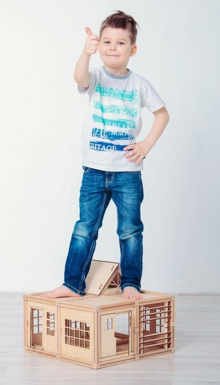 Конструктор из дерева BASIC, WOODJO — картинка 5