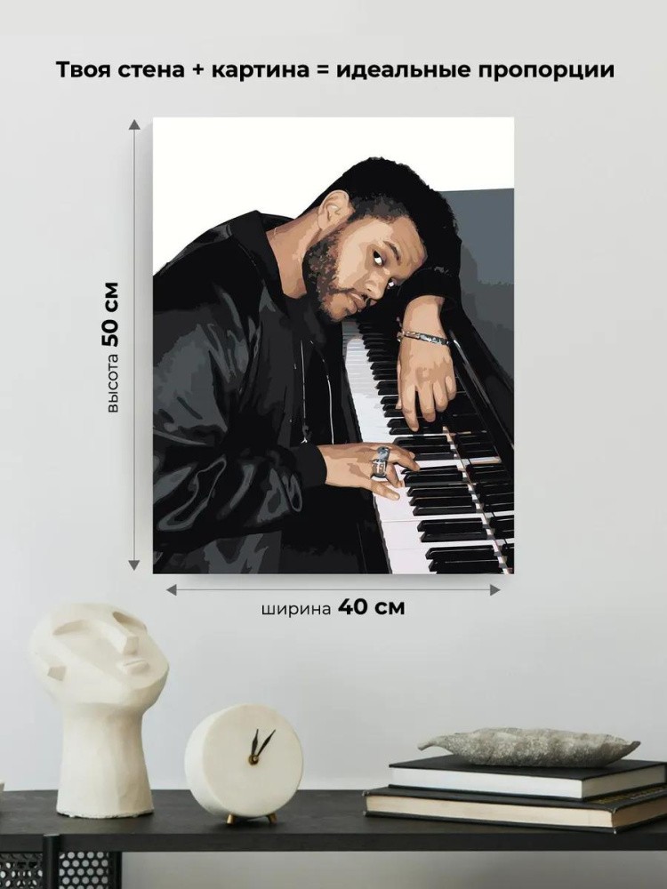 Картина по номерам «Музыкант The Weeknd Викенд 6» — картинка 3