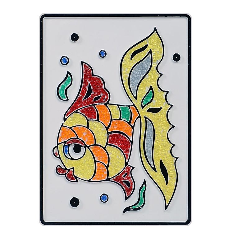 Набор для творчества «Насыпь на клей. Рыбка», тип 7 — картинка 2