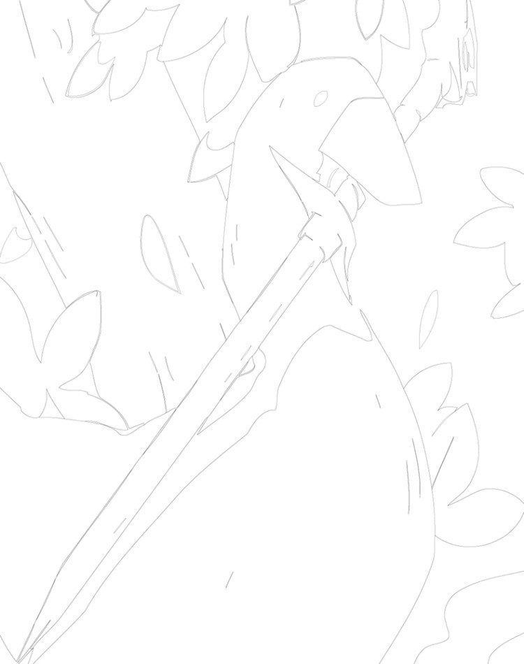 Картина по номерам «Отважный гусь с мечом, мемы 40x50» — картинка 3