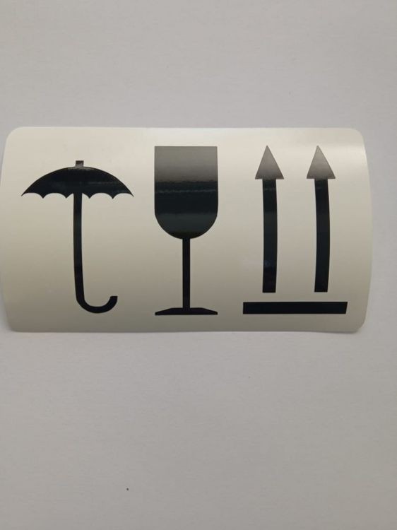 №910 Наклейка (Черные) Sticker, Art Blong — картинка 2