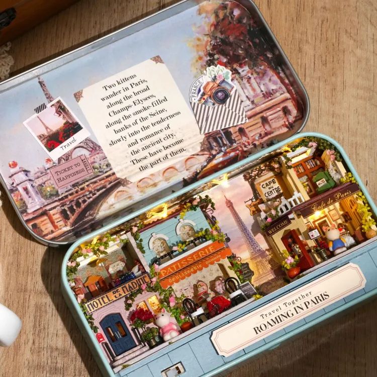 Сборная модель (румбокс) в шкатулке «Прогулка в Париже» — картинка 4