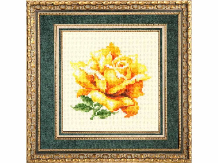 Набор для вышивания «Желтая роза» — картинка 3