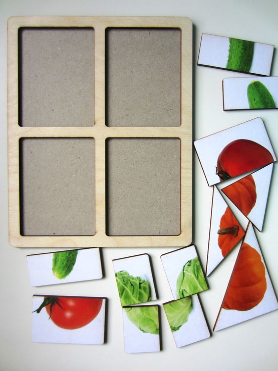 Разрезные картинки &amp;quot;Овощи-1» — картинка 2