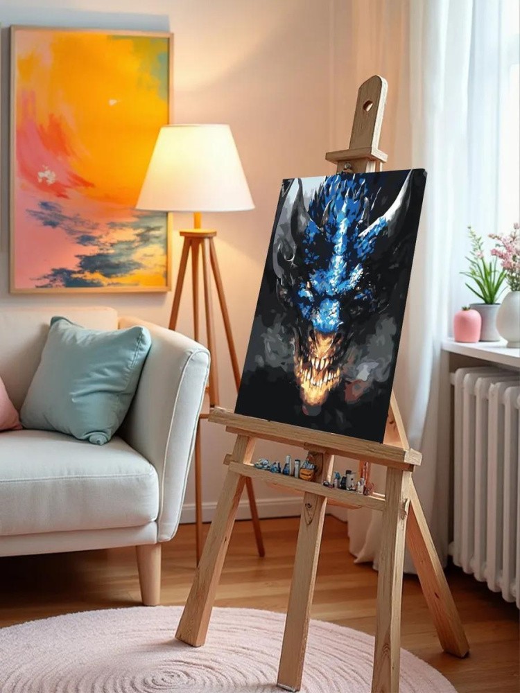 Картина по номерам «Дракон» — картинка 10