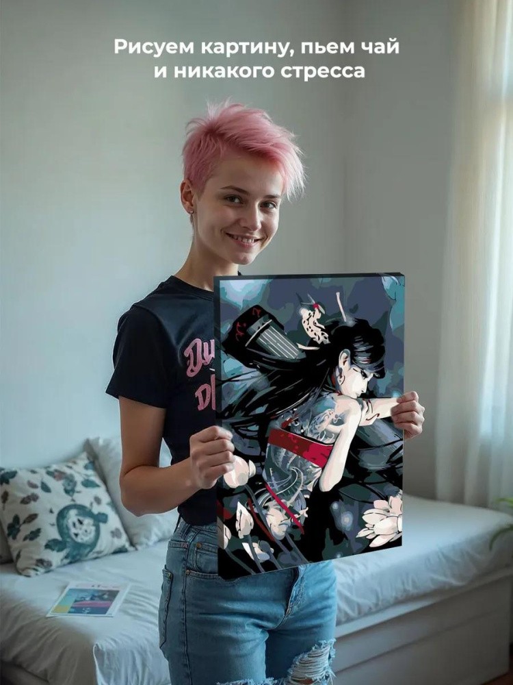 Картина по номерам «Муза» — картинка 6