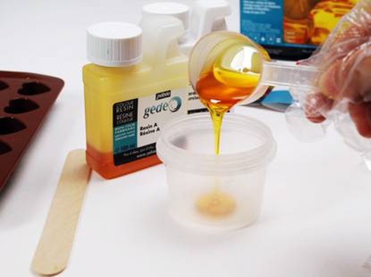 Эпоксидная смола цветная (топаз) Gedeo 150 мл, Pebeo — картинка 3