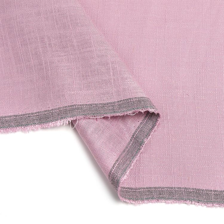 Ткань льняная, 190 г/м², 5 м x 140 см, цвет: пыльная роза, TBY — картинка 4