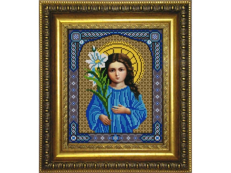 Рисунок на ткани «Богородица Трилетствующая»