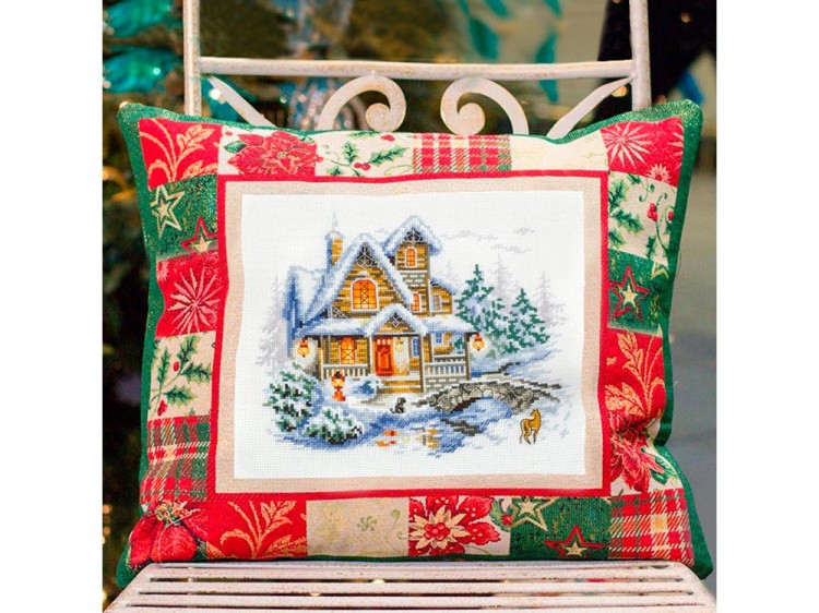 Набор для вышивания «Зимний коттедж» — картинка 4