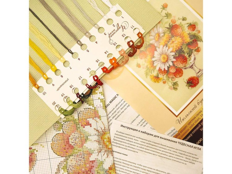 Набор для вышивания «Июльский букетик» — картинка 4