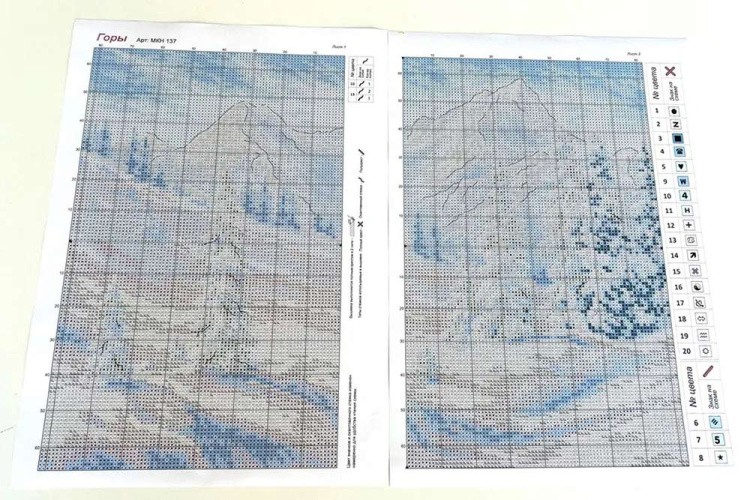 Набор для вышивания «Горы» — картинка 5