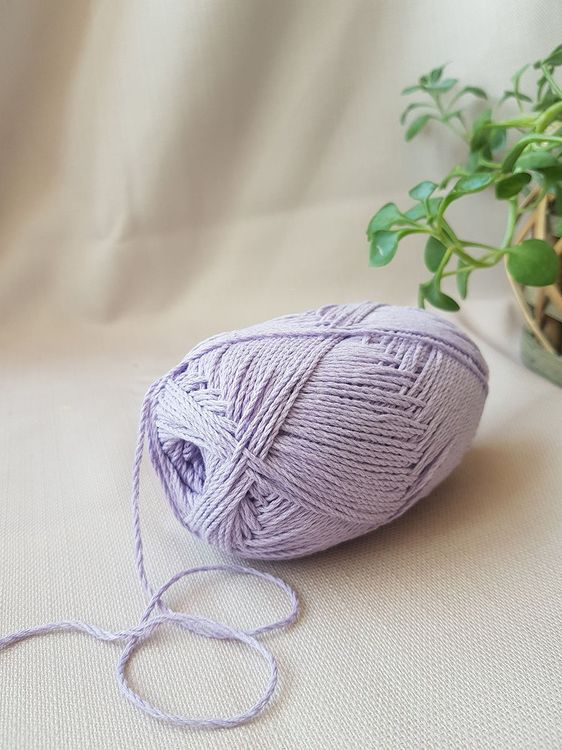 Пряжа Камтекс Мягкий хлопок (180), светло-сиреневый, 5 шт. по 100 г — картинка 3