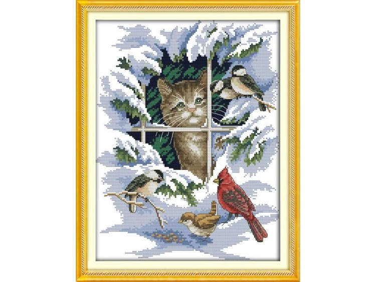 Набор для вышивания «Зимнее окошко» — картинка 2