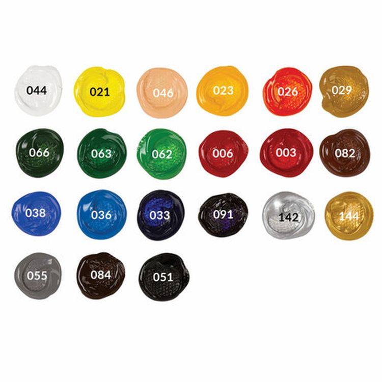 Краски акриловые художественные BRAUBERG ART CLASSIC, набор 24 шт, 21 цвет, в тубах 22 мл — картинка 6