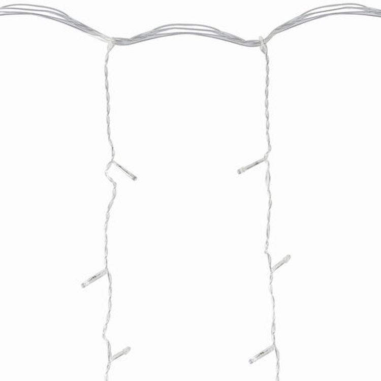 Гирлянда светодиодная «Занавес на окно», 3х3 м, 400 ламп, цвет: холодный белый — картинка 4