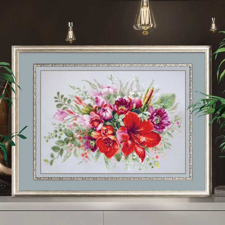 Набор для вышивания «Букет с амариллисом» — картинка 16