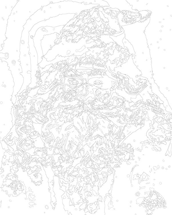 Картина по номерам «Новогодняя: Дед Мороз волшебник» — картинка 3