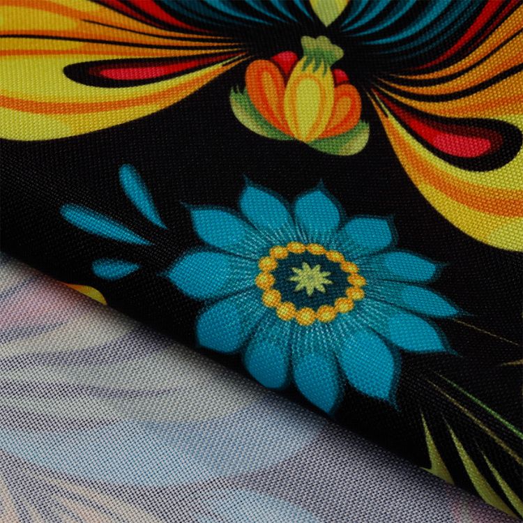 Ткань Габардин, 3 м x 155 см, 140 г/м², цвет: растительный принт, IDEAL — картинка 4