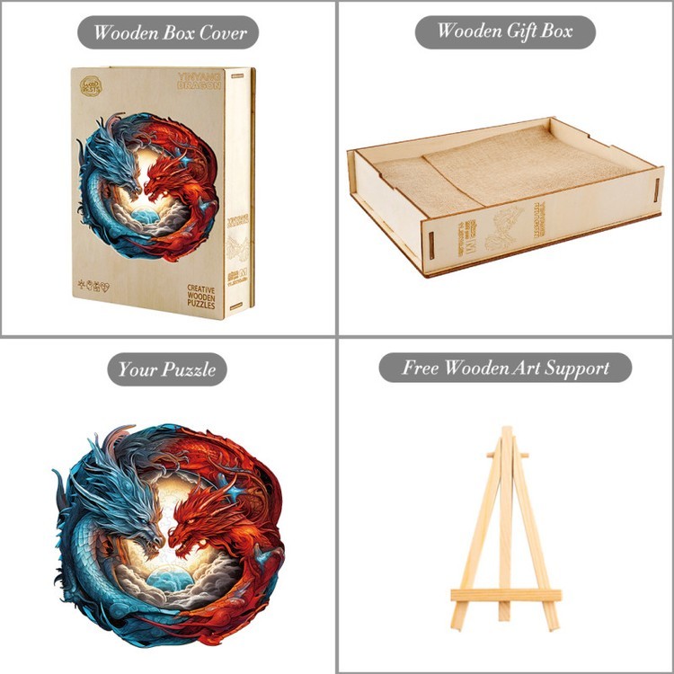 Деревянные пазлы «Огонь и вода L», Woodbests — картинка 6