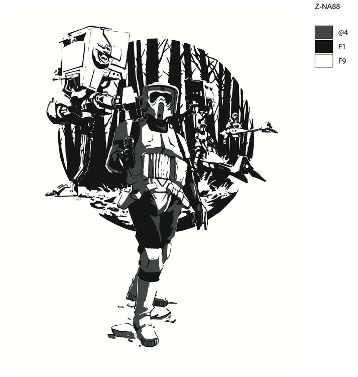 Картина по номерам «Звездные войны-6» — картинка 2