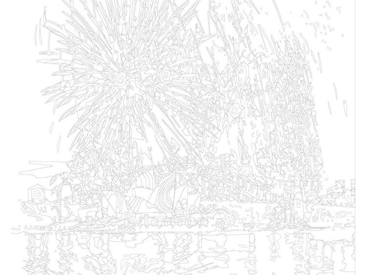 Картина по номерам «Ночной салют» — картинка 3