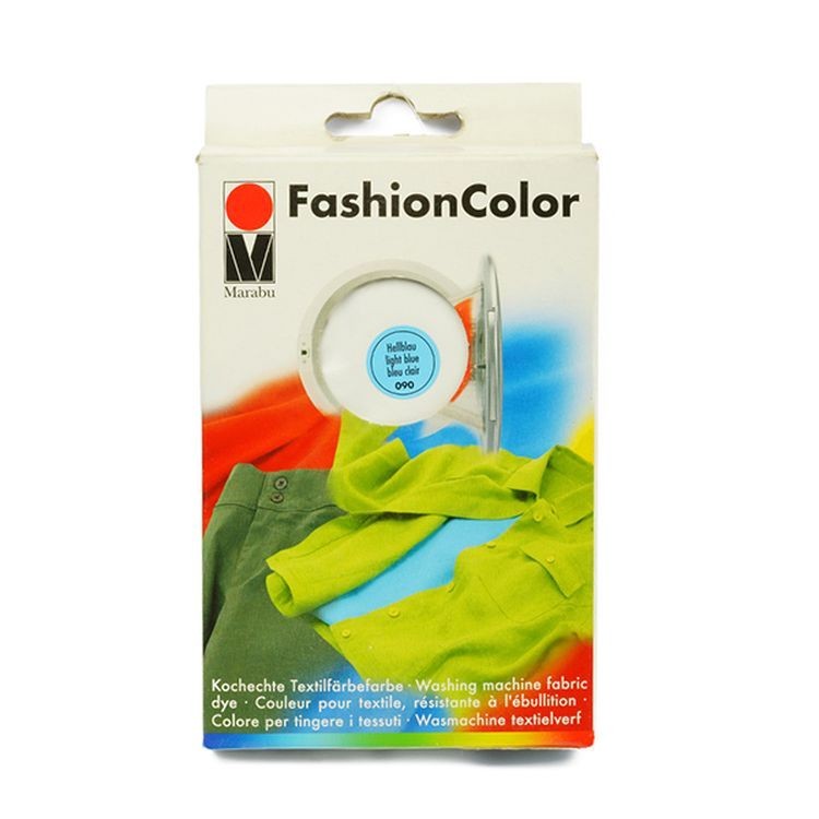 Краситель для ткани Marabu Fashion Color, цвет: 090 голубой, 30 г