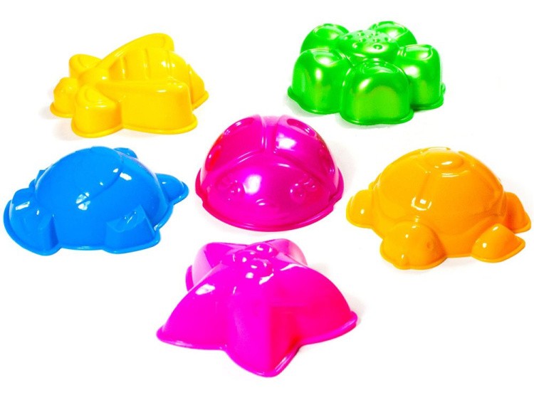 Космический песок 3 кг классический с песочницей и формочками — Умный песок — картинка 4