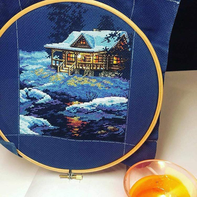 Набор для вышивания «Бунгало в лунном свете» — картинка 5