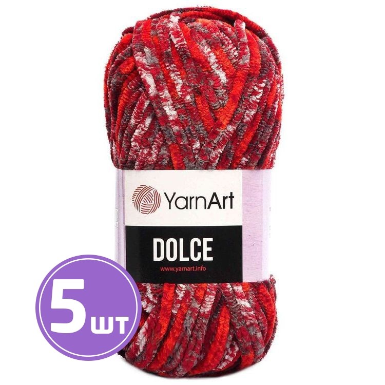 Пряжа YarnArt Dolce (805), принтованный, 5 шт. по 100 г