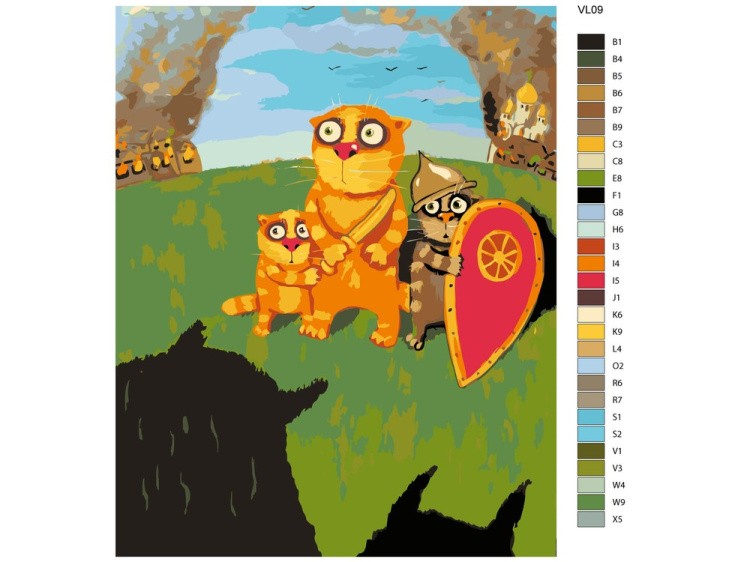 Картина по номерам «Деревянная сабелька» — картинка 2