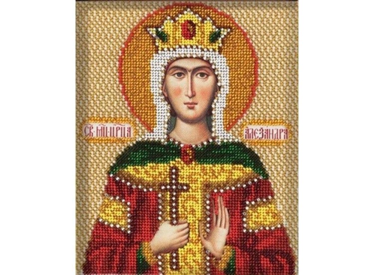 Набор вышивки бисером «Святая Александра»