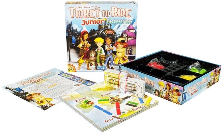 Настольная игра: Ticket to Ride Junior: Европа — картинка 2