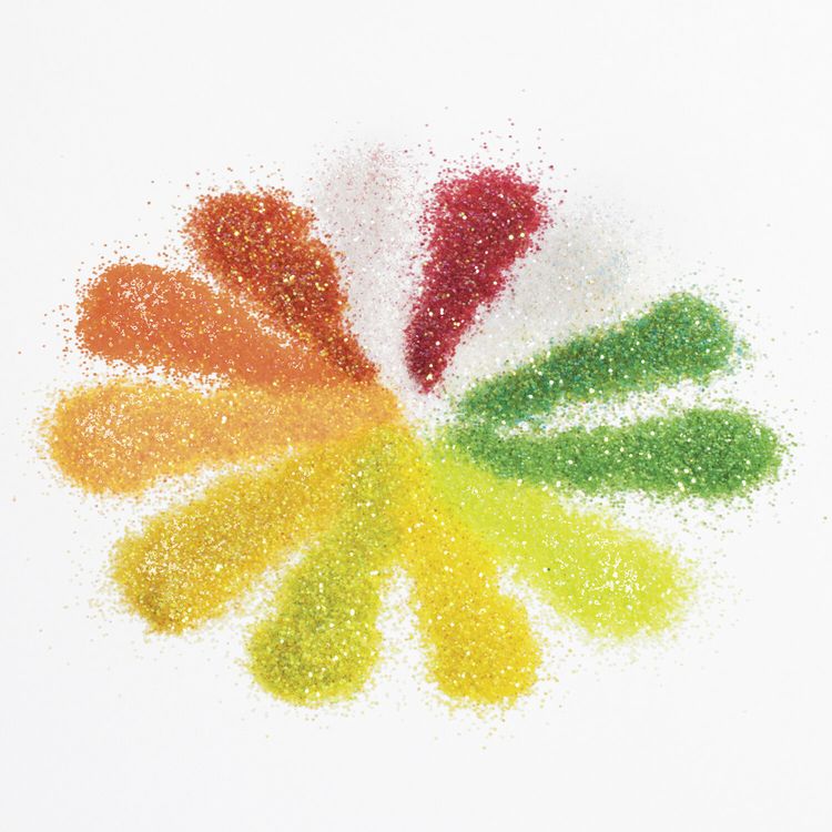 Блестки (глиттер), 24 цвета по 4 грамма, Остров Сокровищ — картинка 5