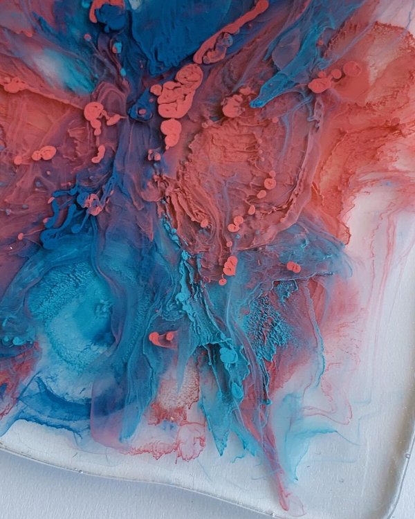 Краска для Петри Petri 22 Голубой 15 мл, Kamenskaya Ink — картинка 3